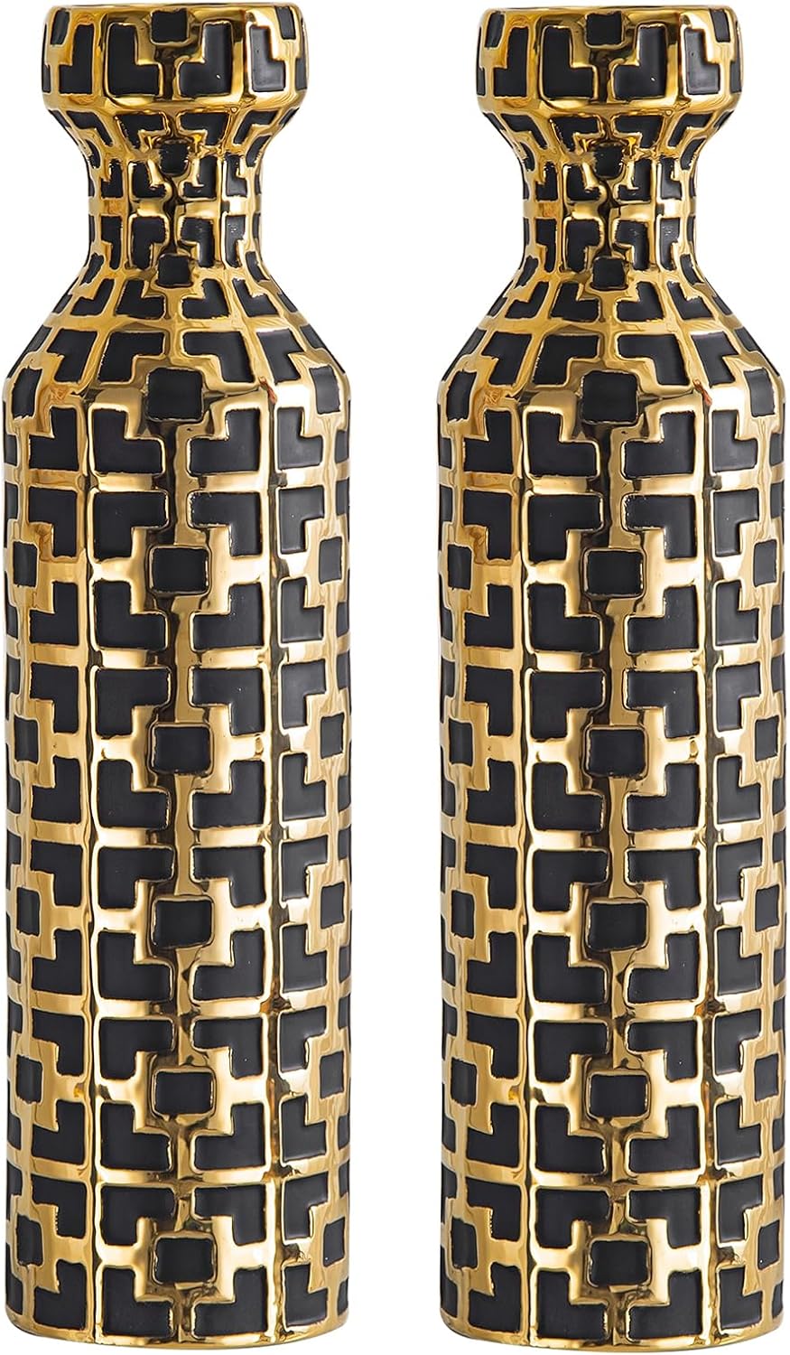 Ceramics Vases Set of 2, 24.4 inch Tall Floor Vases for Home Decor